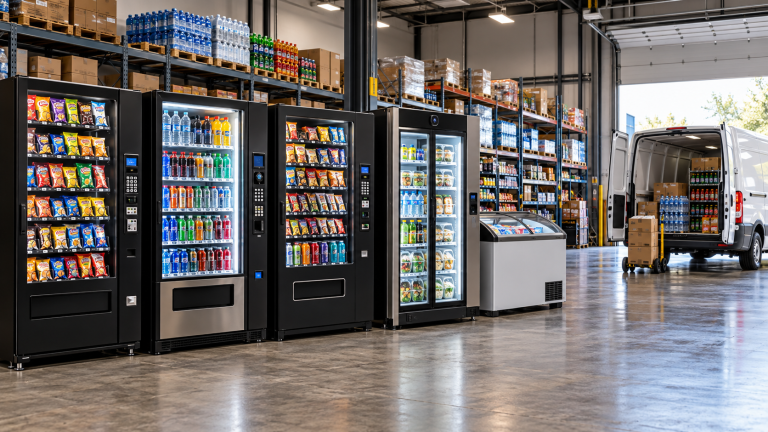 Turnkey Vending Route with Smart Coolers, Van and Warehouse